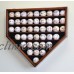 43 Baseball Ball HP Shaped Display Case Wall Cabinet Ultra Clear UV Lockable   232354701844